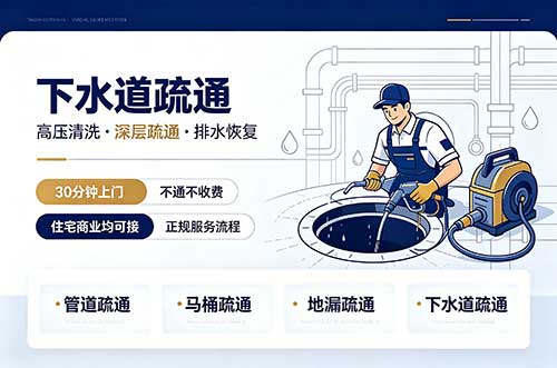 蓝田下水道疏通