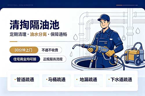 蓝田清掏隔油池