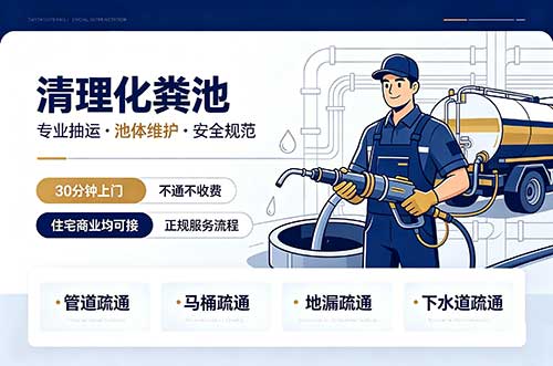 蓝田清理化粪池